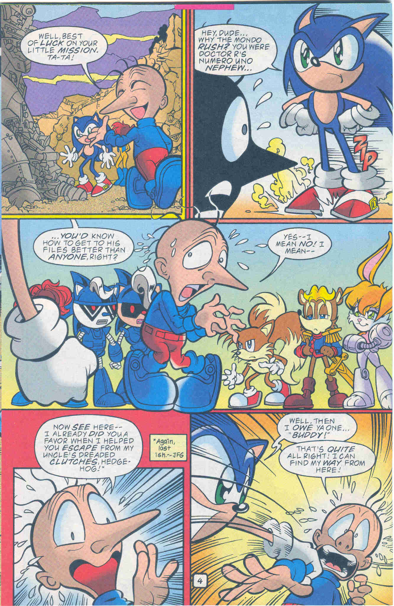 Sonic - Archie Adventure Series November 1999 Page 4